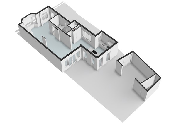 Floorplan - Laan van Alkemade 64, 2341 LK Oegstgeest